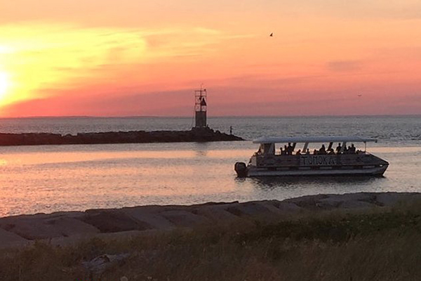 Montauk is made for sunset cruises